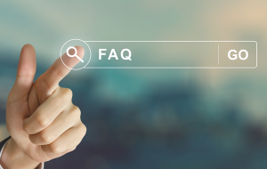 FAQs graphic addressing common questions about LASIK and eye care